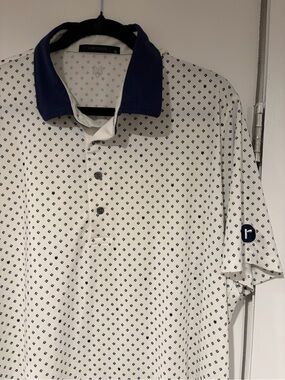 Greyson Polo XL Shirt Golf Stretch Performance Shirt Mens Diamond Wolf